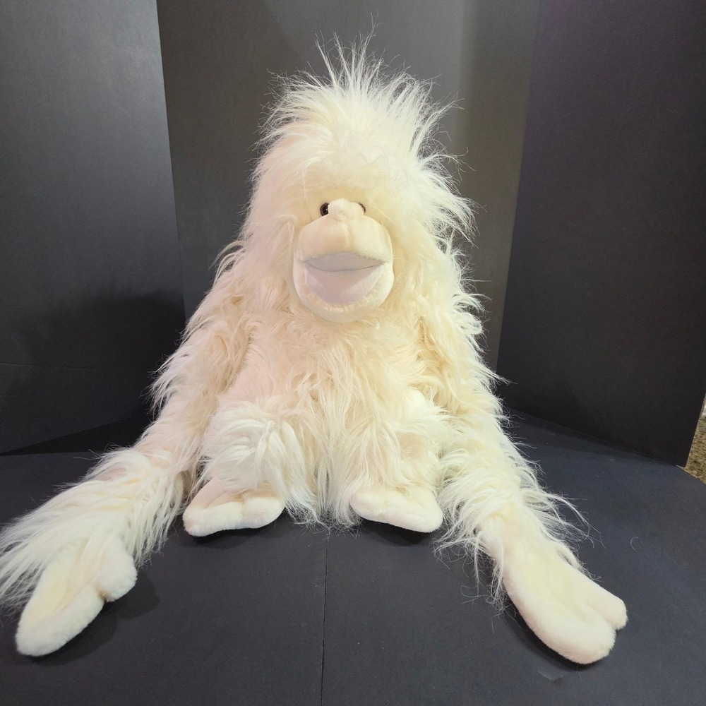 Vintage Kellytoy Jungle Friends White Orangutan Monkey Plush NWT Rare Long Arms